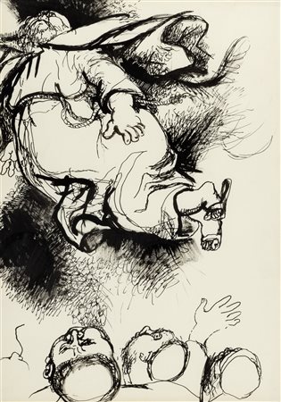 Renato Guttuso (Bagheria 1911-Roma 1987)  - Fraadiodatt, 1958