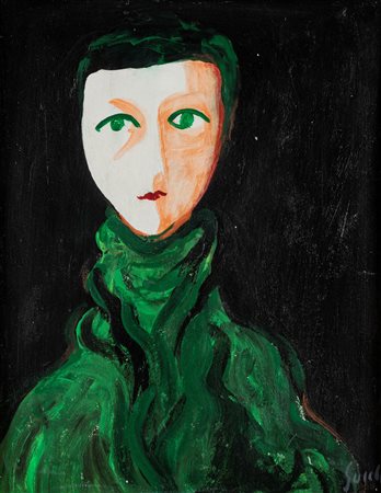 Virgilio Guidi (Roma 1891-Venezia 1984)  - Le grandi teste, 1971