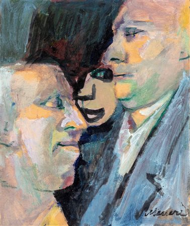 Mino Maccari (Siena 1898-Roma 1989)  - Senza titolo