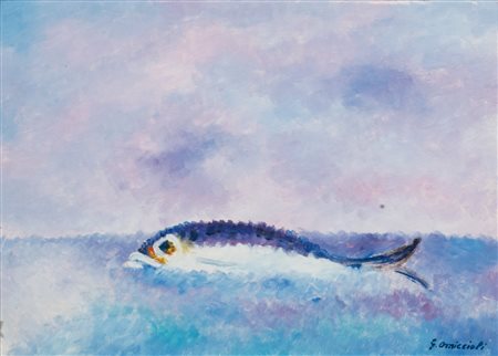 Giovanni Omiccioli (Roma 1901-1975)  - Pesce