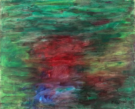 Gino Meloni (Varese  1905-Lissone 1989)  - Paesaggio - immmagini, 1961