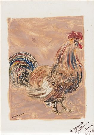 Carlo Quaglia (Terni 1903-Roma 1970)  - Gallo