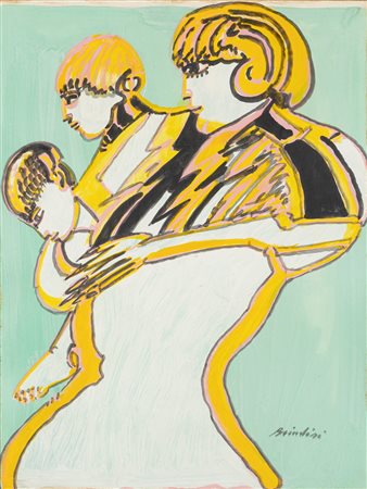 Remo Brindisi (Roma 1918-Lido di Spina 1996)  - Senza titolo