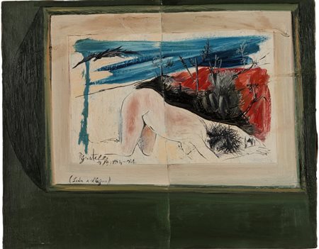 Ercole Pignatelli (Lecce 1935)  - Leda e il cigno, 1958