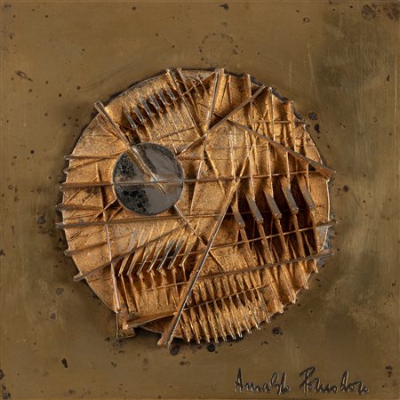 Arnaldo Pomodoro (Morciano di Romagna 1926)  - Piccolo disco per IACP, 1982