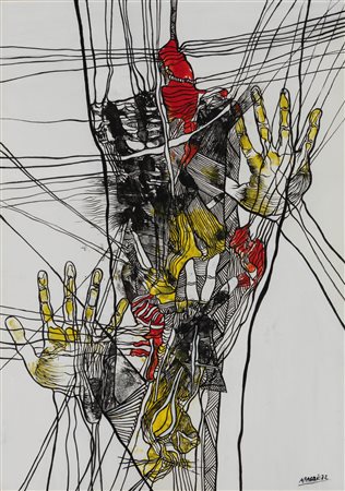 Agenore Fabbri (Quarrata 1911-Savona 1998)  - Senza titolo , 1972