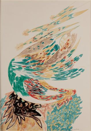 Gianni Dova (Roma 1925-Pisa 1991)  - Primavera, 1966