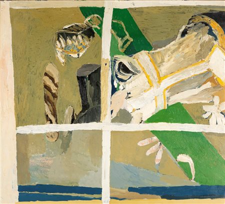 Alberto Gianquinto (Venezia 1929-Jesolo 2003)  - Battaglie, 1964