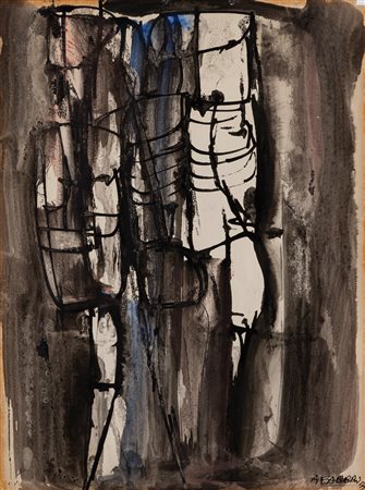 Agenore Fabbri (Quarrata 1911-Savona 1998)  - Senza titolo, 1959