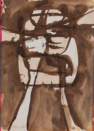 Agenore Fabbri (Quarrata 1911-Savona 1998)  - Senza titolo, 1961