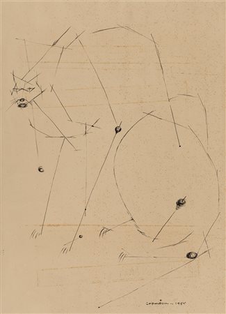 Robert Cremean (Cincinnati 1932)  - Senza titolo, 1954