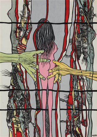 Agenore Fabbri (Quarrata 1911-Savona 1998)  - Senza titolo (donna)