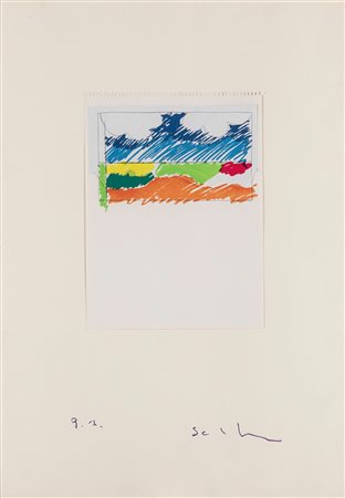 Mario Schifano (Homs 1934-Roma 1998)  - Senza titolo