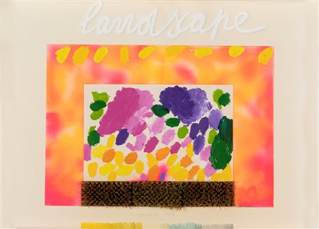 Concetto Pozzati (Vo 1935-Bologna 2017)  - Landscape, 1973