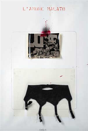 Paolo Baratella (Bologna 1935)  - Amore malato, 1974