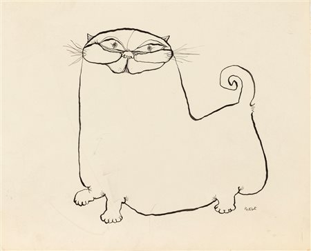 Tullio Pericoli (Colli del Tronto 1936)  - Senza titolo