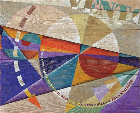 Laura Migotto (Roma 1956)  - Vibrante silenzio dove il respiro del vento piega l’erba nascente, 2014