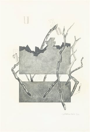 Silverio Riva (Voghera 1940-Vighera 1998)  - Senza titolo, 1974