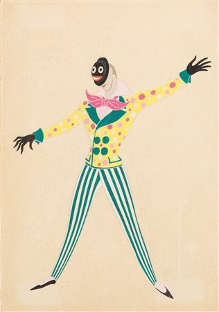 Erté (Romain de Tirtoff) (San Pietroburgo 1892-Parigi 1990)  - Valet danseur