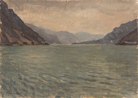 Giuseppe Facchinetti (Bolgare 1893-Bergamo 1951)  - Lago d'Iseo