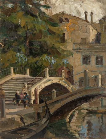 Antonio Piatti (Viggiù 1875-1962)  - "Venezia", 1907