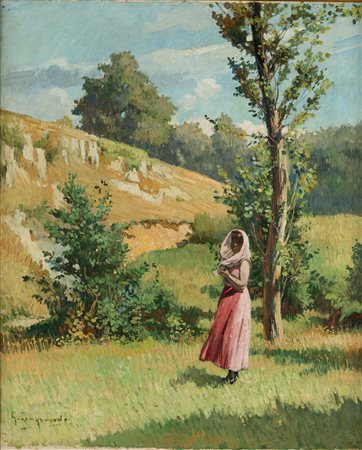 Giovanni Zangrando (Trieste 1867-1941)  - Sul Carso