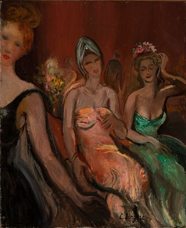 Leonardo Borgese (Napoli 1904-Milano 1986)  - Al ballo