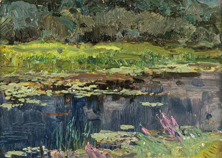 Nikolai Gvozdyev (Russia 1923-?)  - Ninfee, 1962