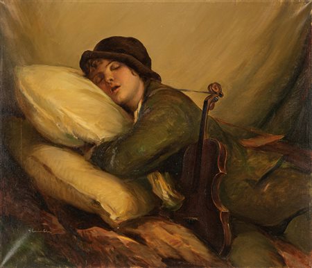 Tito Corbella (Pontremoli 1885-Roma 1966)  - Piccolo violinista girovago