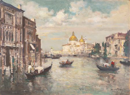 Venanzio Zolla (Colchester 1880-Torino 1961)  - Canal Grande a Venezia