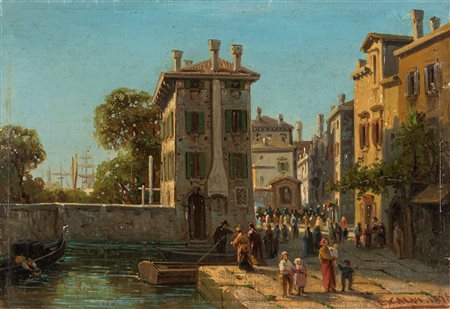 Ercole Calvi (Verona 1824-1900)  - "Venezia", 1878