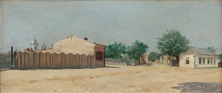 Nikolai Dmitriev - Orenburgsky (Nižnij Novgorod 1837-San Pietroburgo 1898)  - Strada a Orenburg