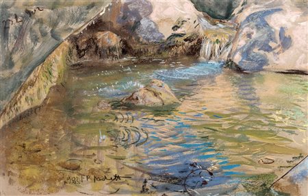 Francesco Paolo  Michetti (Tocco di Casauria 1851-Francavilla al Mare 1929)  - Alla sorgente, 1898-1902