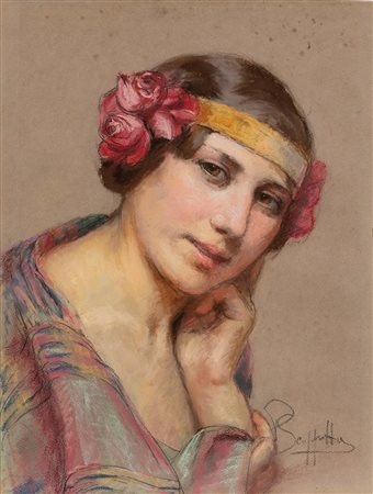 Pietro Scoppetta (Amalfi 1863-Napoli 1920)  - La parigina