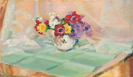 Giacomo Balla (Torino 1871-Roma 1958)  - Anemoni, 1946