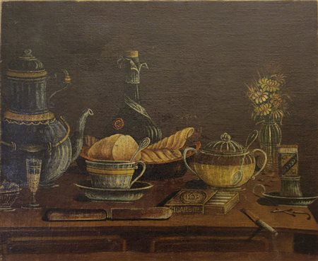 "Natura morta" olio<br>cm. 58x49