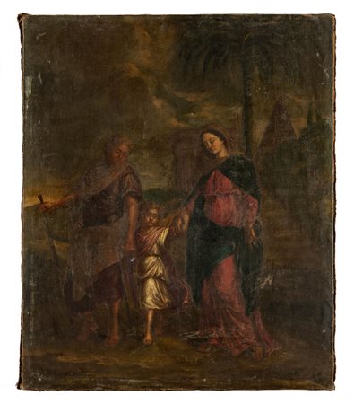 Scuola italiana sec.XVIII "Sacra Famiglia" 