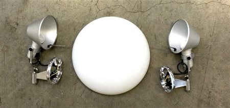 Michele De Lucchi & Giancarlo Fassina Coppia di aplliques modello "Tolomeo". Pro