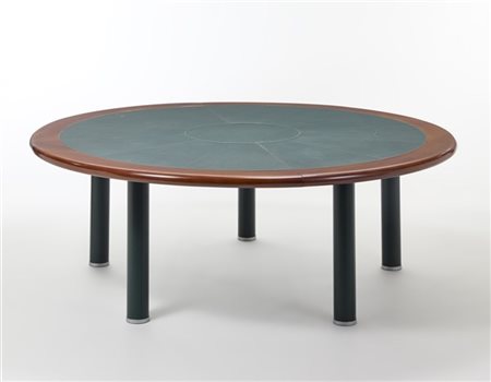 Matteo Grassi (Attribuito)
Grande tavolo tondo da riunione con struttura in legn