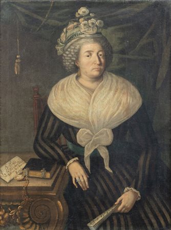 Maestro del XVIII secolo. "Donna Violante Reresio di San Martino Montalto"....