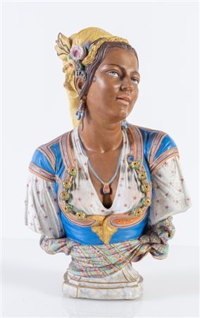 CHARLES HENRI JOSEPH CORDIER (Francia 1827 – 1905), attr. "Mauresque d'Alger...