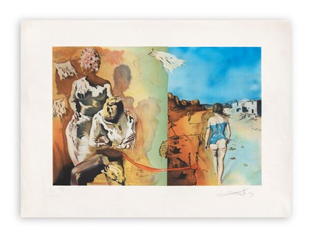 SALDOR DALÌ (1904-1989) - Double Face