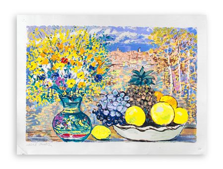 MICHELE CASCELLA (1892-1989) - Composizione autunnale