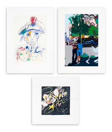 AUTORI VARI ( TRECCANI,LISCHETTI, PATRIARCA) - Lotto unico di 3 opere: