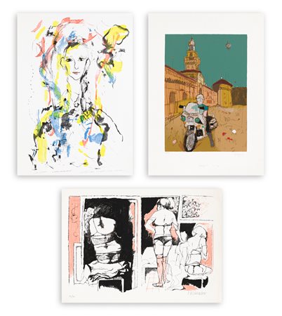 AUTORI VARI (TRECCANI, LIBERATORE, GIOVAGNOLI) - Lotto unico di 3 opere: