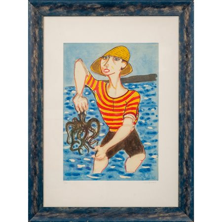 GIUSEPPE MIGNECO, Acquaforte a colori