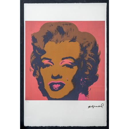 ANDY WARHOL, Marilyn, Litografia