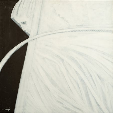 NINO PEDONE, Olio su tela