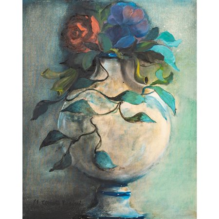 RENATO TOSINI, Olio su cartone