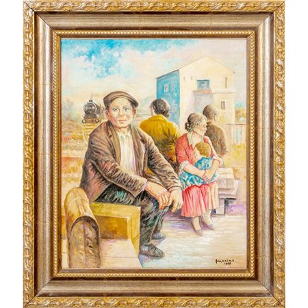 FRANCESCO MARINO, Olio su tela